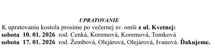 Farsky list RK Drienov