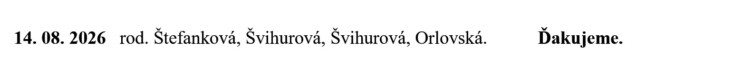 Farsky list RK Drienov