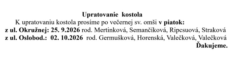 Farsky list RK Drienov