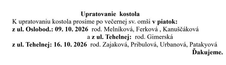 Farsky list RK Drienov