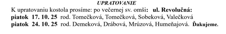 Farsky list RK Drienov
