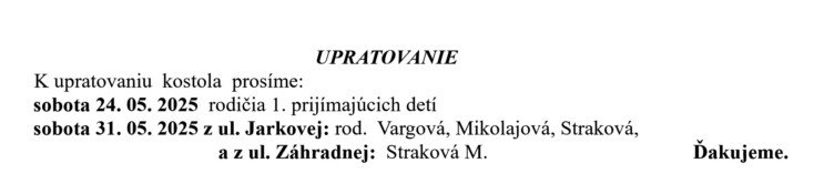 Farsky list RK Drienov