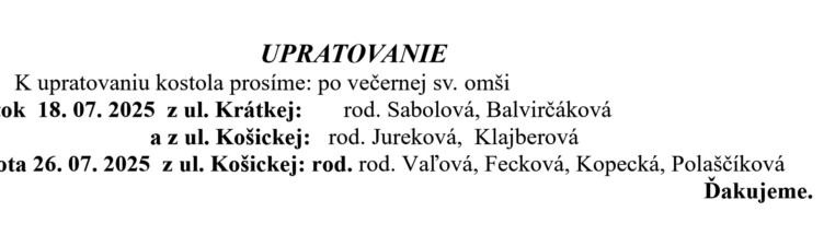 Farsky list RK Drienov