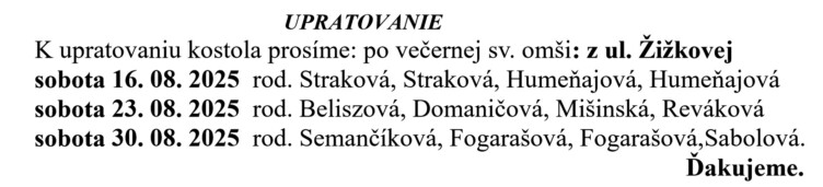 Farsky list RK Drienov