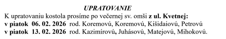 Farsky list RK Drienov